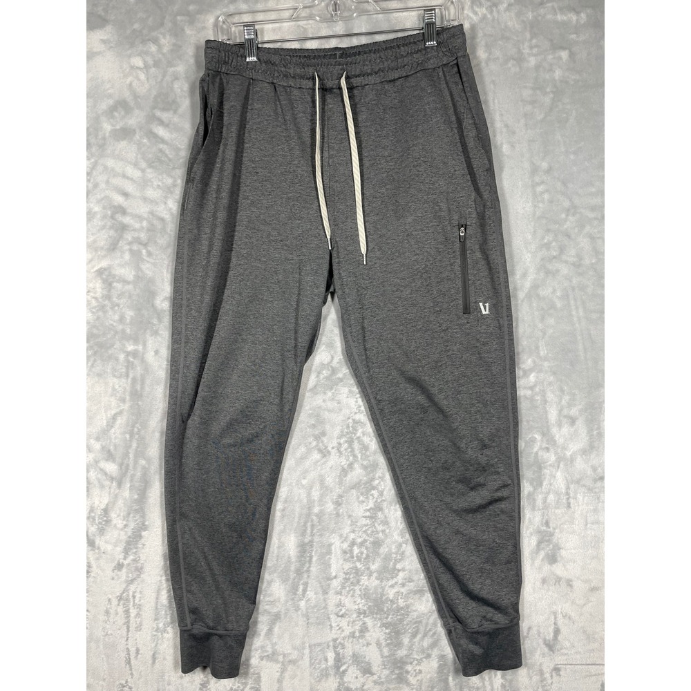 Vuori Men Ponto Performance Joggers Charcoal Heather V416 Medium Gray Pants Flaw